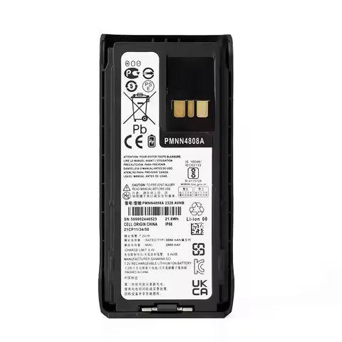 PMNN4808A Radios Battery PMNN4809 PMNN4810 7.4V 3000mAh Type-C Rechargable Battery For R7 2 Way Radi