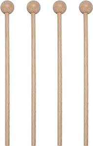Wood Mallets Percussion Sticks for Glockenspiel,Xylophone,Chime,Bell,Woodblock,8 Inch