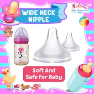 Replacement for Pigeon Puting Susu Puting Botol Susu Puting Wide Neck Puting Pigeon Puting Botol Wid