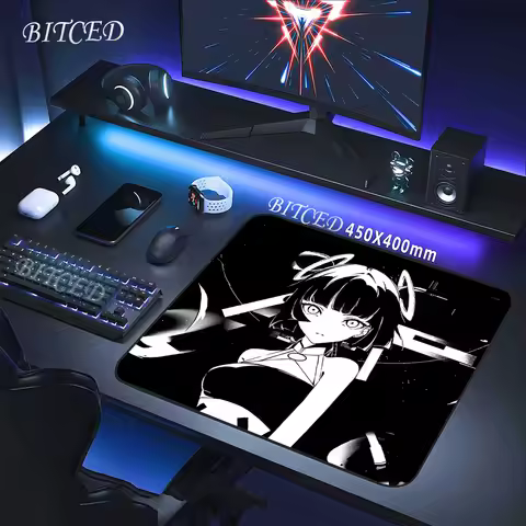 YUKI AIM Anime Girl Mouse Mat 45x40CM High Elasticity Non-slip Speed Pad Skypad Frenzy Sora Gamer Pr