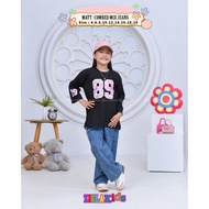 ZIELAKIDS Cargo Jeans Set Mix Cotton Combed 20s Ballerina89 Ziela Kids Fashion Pants for Children Ag