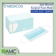 MEDICOS LUMI Series Sub Micron Surgical Face Mask - Aqua Coral
