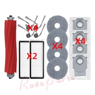 [ส่งจากไทย]Roborock QR 798 อุปกรณ์เสริมล้างทําความสะอาดได้กรองหลักแปรงด้านข้าง Mop ถุงเก็บฝุ่นอะไหล่