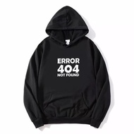 ERROR 404 NOT FOUND Men's and Women's Custom Thick Distro Hoodie Jacket