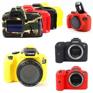 Silicone Skin Case Cover DSLR Camera Bag For Canon EOS R10 R6 M50 90D 60D 800D 1300D 6D2 5D 6D Mark 