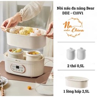 Multi-purpose Slow Cooker With Bear DDZ-C10V1 Porcelain Bowl