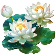 Lotus Lotus Stickers Bedroom Bathroom Decoration Stickers Waterproof; Lotus Lotus Stickers Bedroom B