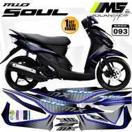 Decal Sticker Striping Variation Mio Soul Karbu 2006-2012 - Mio Soul 115 - Mio Soul Lama/Old - Mio S