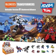 Blokees Transformers DV 01 Shattered Alliance Optimus Prime Optimus Megatron Figures Action Kids
