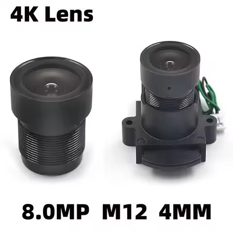 YuTong 4mm Lens 8.0MP Resolution F1.6 1/2.7' MTV M12 X 0.5 Mount Starlight 4K Lens For CCTV USB AHD 