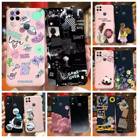 For Infinix Hot 10S NFC Phone Case Cool Fashion Design Soft Silicon Back Cover For INfinix Hot10s Ho