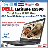 Dell Latitude E5590/E5580/E5570 Core i5- i7 32GB RAM/1TB SSD 15.6" INCH FHD Display Windows 10 Pro o