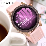 Smartwatch สมาร์ทวอท สมาร์ทนาฬิกาผู้หญิง2021เพลงกีฬาบลูทูธ Smartwatch Android เชื่อมต่อ TWS ชุดหูฟังสมาร์ทนาฬิกาสำหรับชาย Huawei โทรศัพท์ Smartwatch สมาร์ทวอท Black Leather