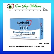 BIOSHIELD SKIN SOLUTIONS MOIST HYDRATING CLEANSING BAR 100G / 4X100G (EXP:09/2027)