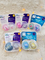 [BÁN LẺ] 1 Chiếc Ti giả Avent Ultra Air Ultra Soft chỉnh nha đầu dẹt