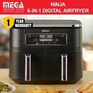 NINJA AF300SM | AF300 7.6L 6-IN-1 FOODI DUAL ZONE DIGITAL AIRFRYER
