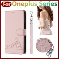 For OnePlus 13,12,11,10,9,8t,ace,12r,11r,10r,10t,9r,Crossbody  High-grade Wallet Leather Cover,Phone