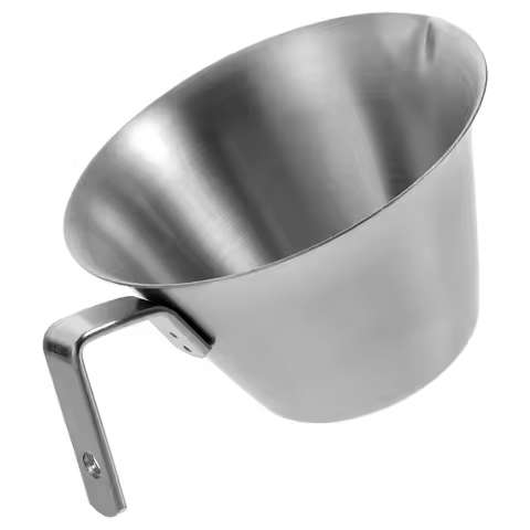 Professional Grade Stainless Steel Espresso Measuring Cup with Ounce Graduations Versatile for Espre