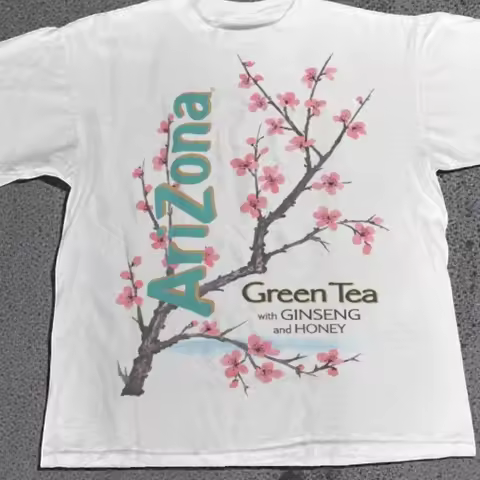 Men'S Tee Featuring Arizona Green Tea Design Trendy Everyday Apparel Graphic Short Sleeve Men's T-sh