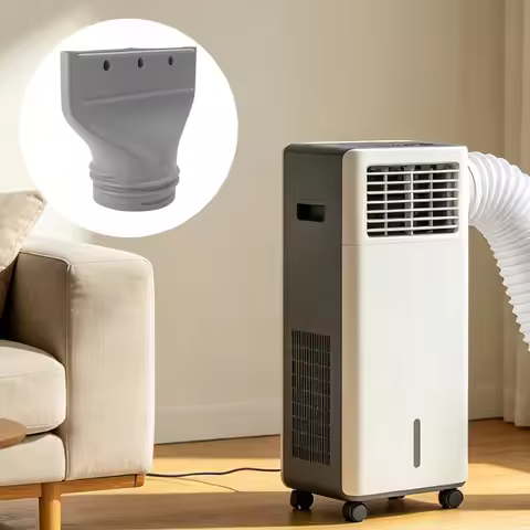 Portable Ac Flat Hose Hose Adapter Vent Tube Coupler Exhaust Hose Adapter Portable Exhaust Nozzle Ve