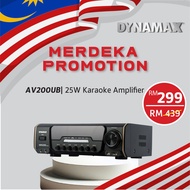 DYNAMAX AV200UB / AV220UB Home Karaoke Amplifier AV Receiver with Bluetooth, USB, SD, FM, 2 Mic Inpu