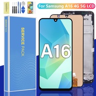 AMOLED Samsung Galaxy A16 4G 5G LCD Display Touch Screen SM-A165F A165F/DS A166B A166B/DS Digitizer 