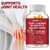 Tart Cherry | 12,00 mg | 120 capsules | Non-GMO, Gluten Free | Tart Cherry Juice Extract