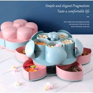 Food Compartment Storage Tray Biscuit Cake Candy Fruit Snack Set Tupperware Bekas Balang Raya Kuih B