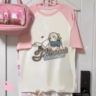 Trendy Retro '80s-'2000s Anime Graphic T-Shirt for Women | Breathable Streetwear