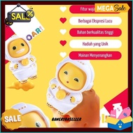 Nailong Dino Yellow Spin Head Stress Relief Toy/ Milk Dragon Nailong Toy Yellow Dino Nailong Toy Can