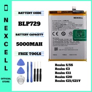 NEXCELL Bateri Serasi untuk BLP729 Battery Bateri Realme 5 / 5S / C3 / C11 / C20 / C21 / C21Y BLP 72
