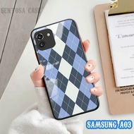 Softcase Glass Kaca SAMSUNG A03 - Casing hp SAMSUNG A03 [ S65 ].