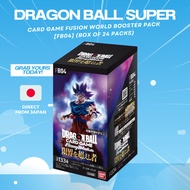 BANDAI Dragon Ball Super Card Game Fusion World Booster Pack [FB04] (Box of 24 Packs)