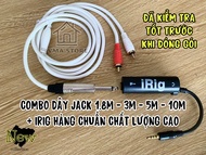 Bộ thu dây live stream chất lượng cao irig + dây 1.8m - 3m - 5m - 10m || VMA SHOP