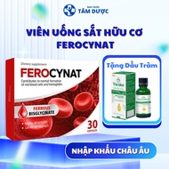 Ferocynat Iron Supplement Pills (Poland) - Organic Iron & Vitamin C, Prevents Anemia