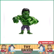 [sgstock] Jada Toys Metalfigs Marvel Avengers Hulk, 4" Die-Cast Collectible Figure, 100% Diecast Metal, Metallic Green