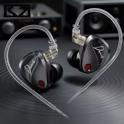 KZ Duonic HiFi Earphones with Super Stroke Three Magnetic Planar Driver HM Acoustic Tuning
