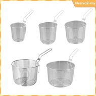 [BlesiyaedMY] Stainless Steel Fry Basket, Fry Basket, Fryer, Strainer, Mini Fry Basket, Strainer, Fr