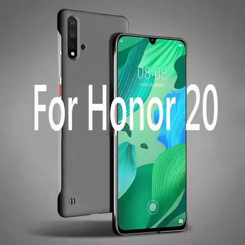 Frameless Slim Matte Hard PC Back Cover Case For Huawei Honor 20 Pro Honor20 Pro Nova 5T Nova5T Shoc