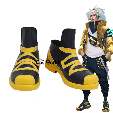LOL True Damage Yasuo Games Customize Cosplay Shoes Boots