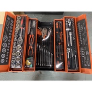 Socket & Spanner Kits Set with metal Box (85pcs)