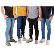 [𝐑𝐞𝐚𝐝𝐲 𝐒𝐭𝐨𝐜𝐤] promosi  Straight cut/Slim-fit Men's Denim Jean's Pants & Seluar Jean's Lelaki Bergeta