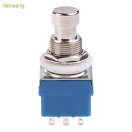 Winu 9-Pin 3PDT Foot Pedal Switch Stompbox For Electric Guitar Effects True Bypass