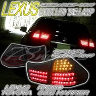 78Works 30 Series Harrier LED Tail Lamp RX330 Black Smoke -