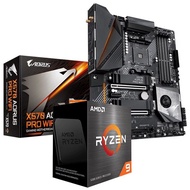 AMD Ryzen 5950X + Gigabyte Aorus Pro WiFi X570 + 32GB DDR4 3200Mhz Hyper Fury + EKWB Quantum Velocit