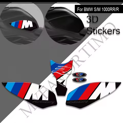 For BMW S1000RR S1000R S 1000 R RR S1000 S1000 M M1000R M1000RR Tank Pad Protector 3D Stickers Decal