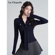 Lasher Bell Ribbon V-Neck Sweater - Stylish Women's Fall Sweater