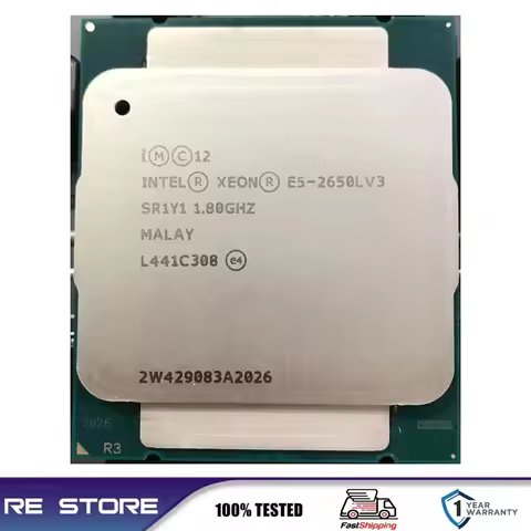 Intel xeon E5 2650L V3 2650LV3 1.8GHz 12-Core LGA 2011-3 cpu processor