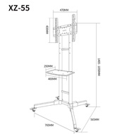 TV Rack32-75Inch LCD TV Rotatable Mobile Push Frame Generation Universal TV Bracket