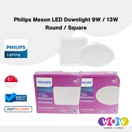 PHILIPS Meson LED Downlight 9W/13W (Round/Square) Available In (Warmwhite, Coolwhite, Cooldaylight)